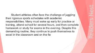 National Student Athlete Day | Essay on National Student Athlete Day in English