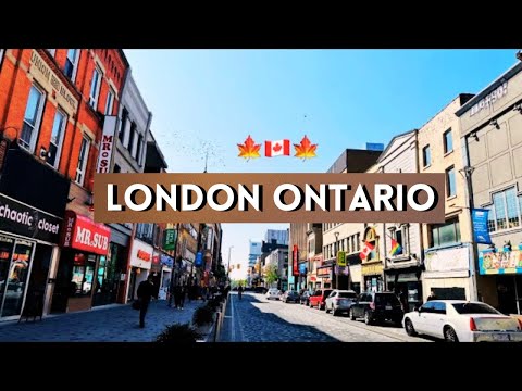 Downtown LONDON ONTARIO Canada 2023 #4k #travel
