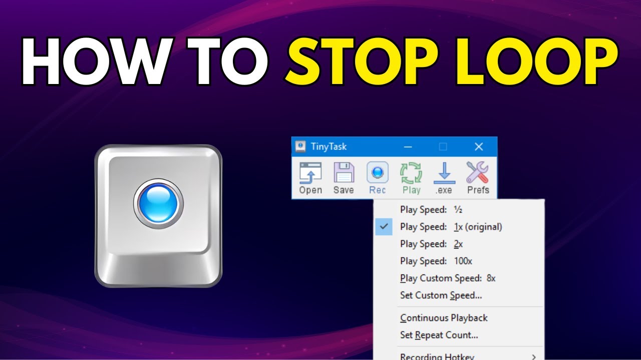 How To STOP TinyTask LOOP (Easy Method) - YouTube