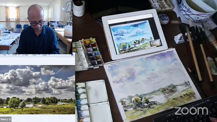 Virtual Plein Painting Class with Robert Sherrill
