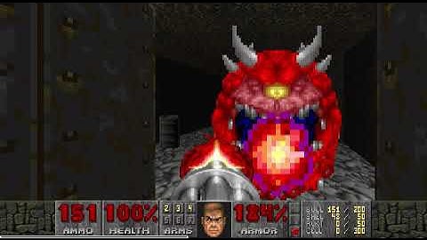 Doom II, Map17 - Tenements, Ultra-Violence, All Kills, All Secrets, Pistol Start
