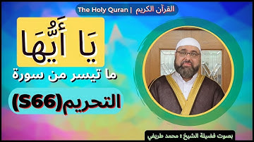 Holy Quran 66-At-Tahrim (the Prohibition) | القرآن الكريم | ما تيسر من 66 سورة التحريم - اية_7