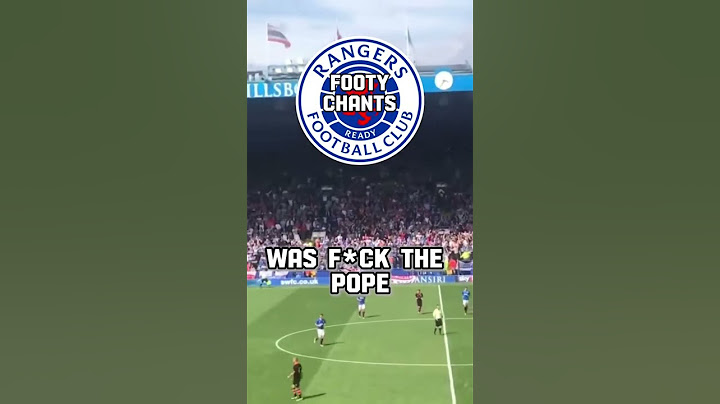 When I was young I had no sense - rangers fans #football #efl #footballchants #rangers #rfc #soccer