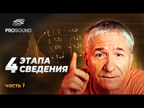 ЧЕТЫРЕ ЭТАПА СВЕДЕНИЯ | СВЕДЕНИЕ МУЗЫКИ | Ч.1