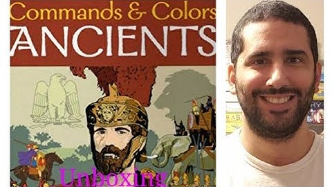 Unboxing Games: Unboxing & Preview of Commands & Colors Ancients