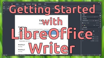 Getting Started with LibreOffice Writer
