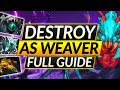 The ONLY WAY to PLAY WEAVER - FULL Guide on BROKEN BUILDS and Tricks - Dota 2 Hero Tips
