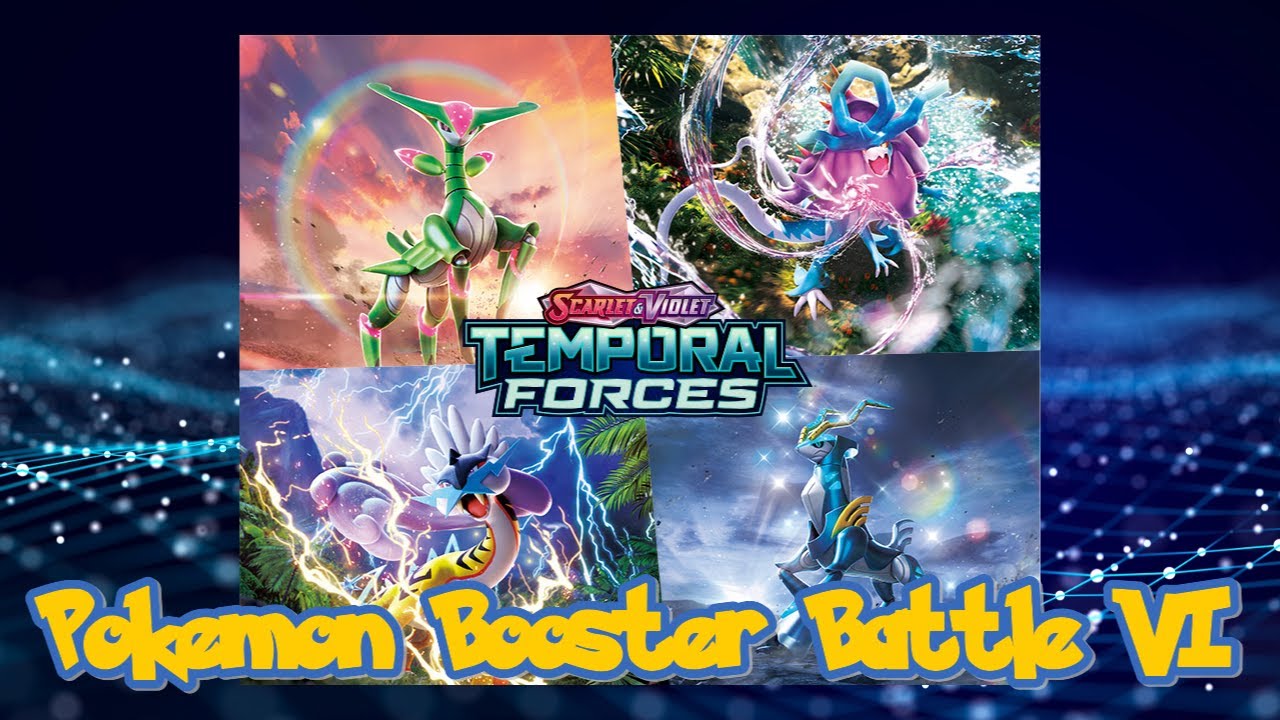 Pokemon Booster Battle VI | Collectr | Temporal Forces | Giveaway - YouTube