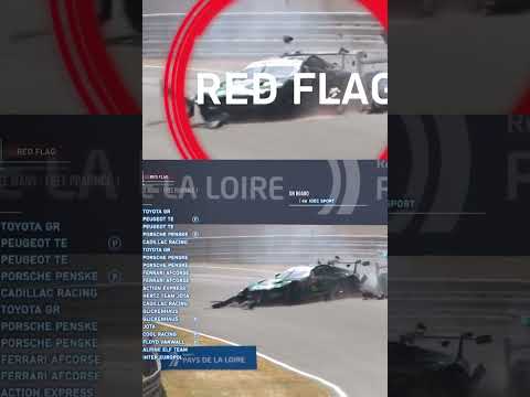 Gros crash lors des essais libres des 24h du Mans #shorts #shortsvideo #car #crash
