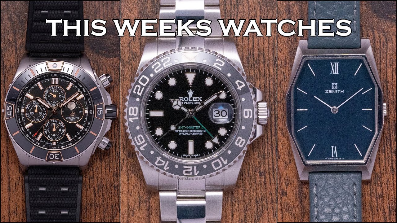 This Weeks Watches - Rolex GMT-Master, Breitling 4-Year Calendar, 1977 Zenith, Omega & More [EP124]