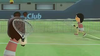 Becoming a pro tennis player in Wii Sports Club Tennis