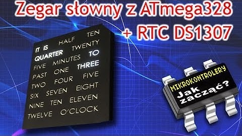 Zegar slowny ATmega328 DS1307