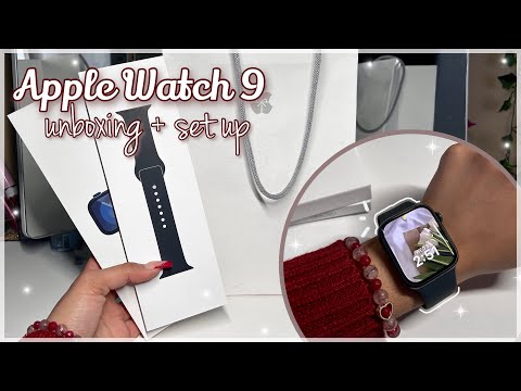 Apple Watch Series 9 UNBOXING || Aesthetic Set Up