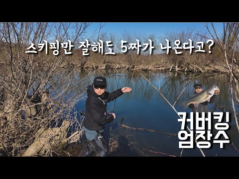 <strong>배스낚시</strong> 스키핑!?..(feat.엄장수) #<strong>배스낚시</strong> #피쉬맥스 #잇세이