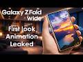 Samsung’s Wide Galaxy Z Fold First Official Evidence, Animations Spotted in One UI 9