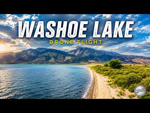Washoe Lake Drone Flight | Wide Open Nevada Views