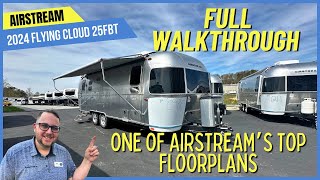 Full Walkthrough of the top selling 2024 Airstream Flying Cloud 25FB Twin