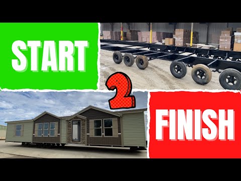 HERE&rsquo;S HOW MOBILE HOMES ARE BUILT! Start to finish manufacturing plant tour! Winston Homebuilders