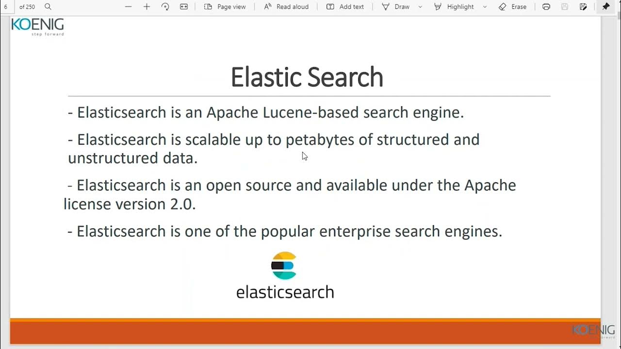 Learn Elasticsearch online Elasticsearch tutorial Koenig Solutions