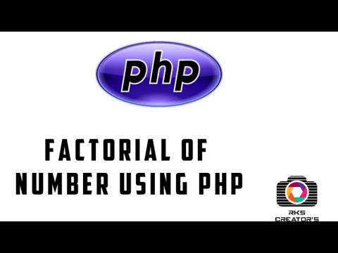 Factorial of number using php | php programs | php in tamil