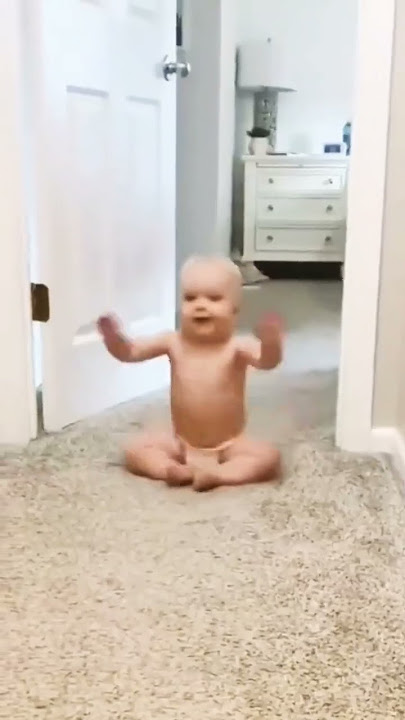 funny baby laughing...