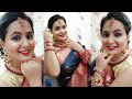 Indian wedding guest makeup look  pink and blue eye makeup  neemas corner 