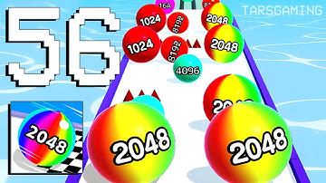 Ball Run 2048 - Gameplay Walkthrough [Android, iOS] EP 56