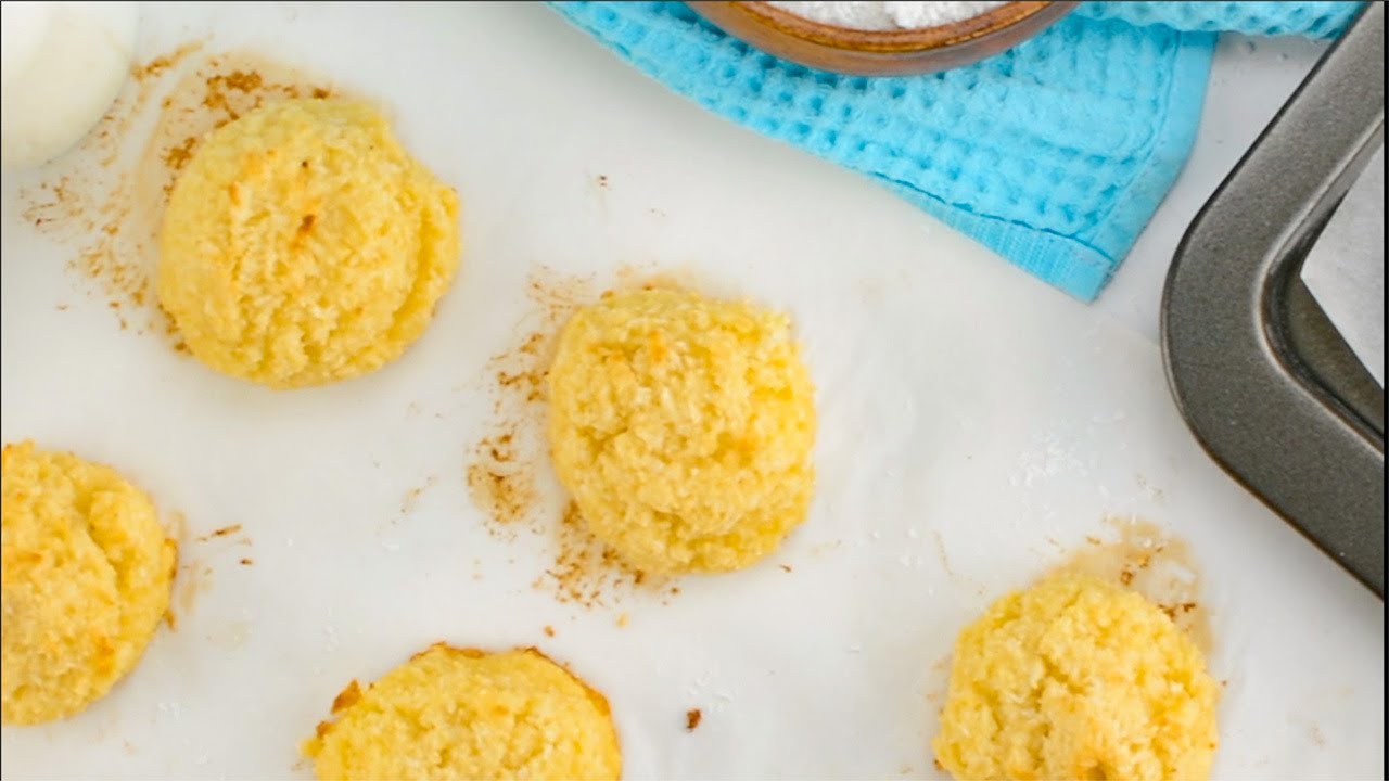Easy Keto Macaroons Coconut Cookie Recipe Delicious Little Low Carb Snacks