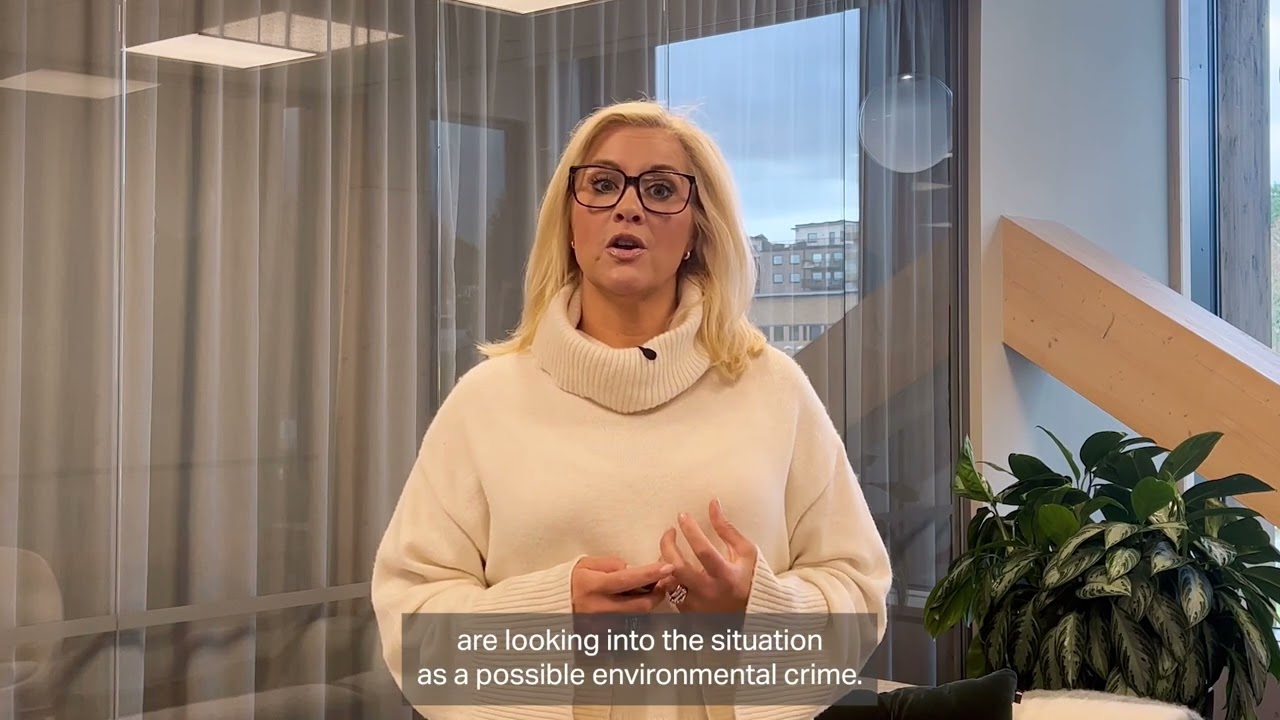 ViaCon Stenungsund landslide reflection