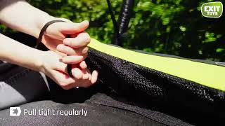 EXIT instruction video Foot Protection System Silhouette trampoline