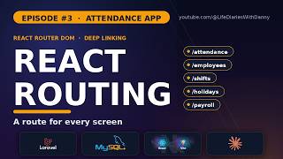 Build Attendance Management App #3 | Add  React Router DOM to a Vite React App (with Deep Linking)