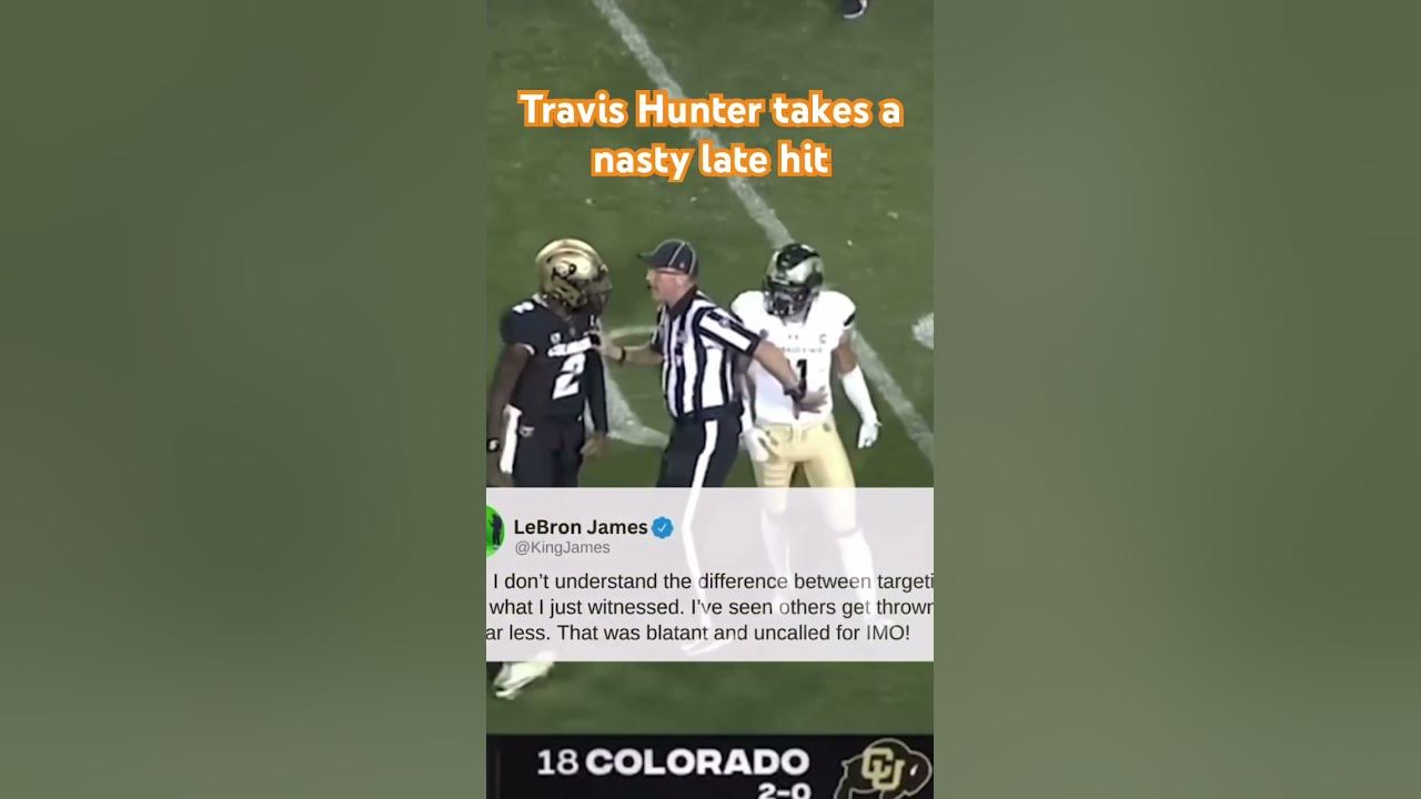 Travis Hunter injury viral explore trending foryou collegefootball