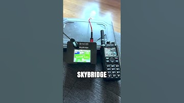 Talk worldwide even without your HF with the 878 and Skybridge! 🌍📡 #DMR #HamRadio #AnyTone878