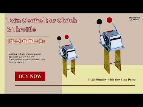 Twin Control for Clutch and Throttle 197-00101-00