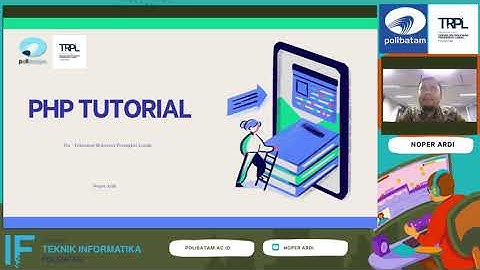 Pemrograman Berbasis Web - (Praktikum) PHP Tutorial bagian 1
