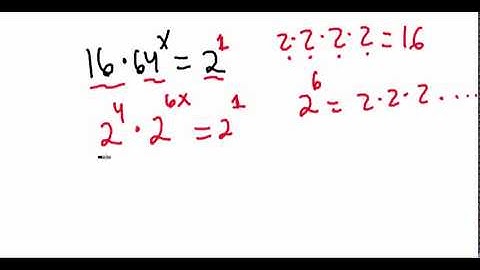 Exponential Equations GRE®