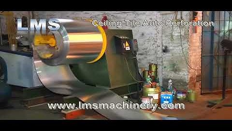 2021 LMS Ceiling Tile Auto Perforation Line