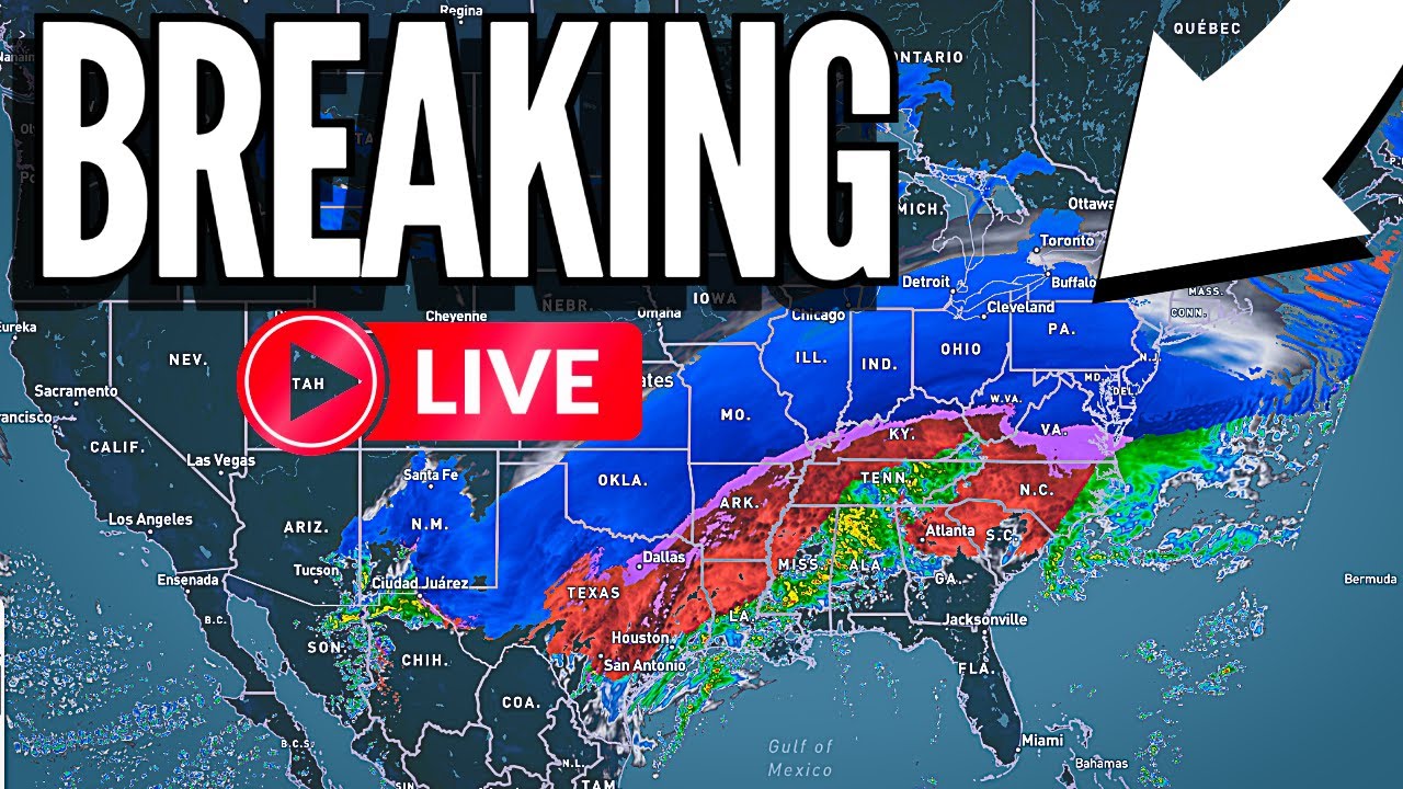 LIVE Coverage - Major Winter Storm - YouTube