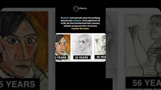 Watch Picasso’s Face Literally Shatter Into Madness Over 75 Years #shorts