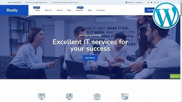 Restly IT Technology Website ★ WordPress Themes & Templates ★