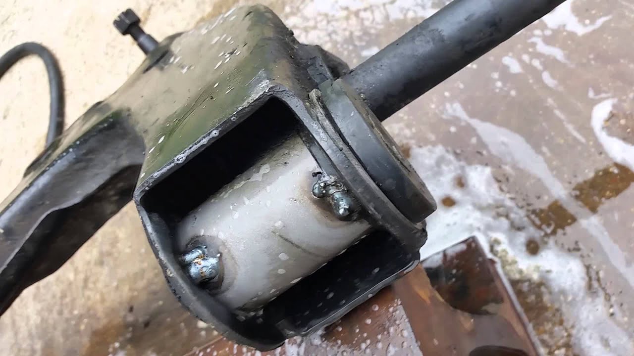 GMC yukon lower control arm bushing notes only - YouTube