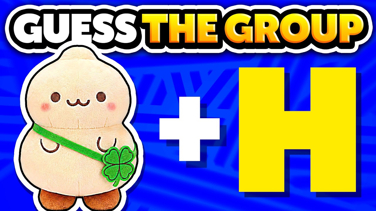 Угадайте K-pop группу по двум подсказкам: имена персонажей + первая буква.