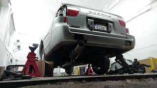 Subaru Baja 2.5 N/A Custom Exhaust System First Start