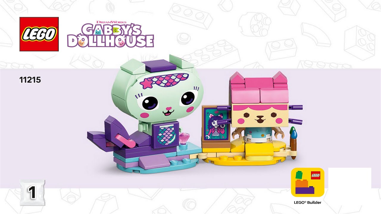 🛝 LEGO instructions 🛝 Gabby's Dollhouse 🛝 11215 🛝 Gabby's