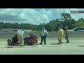 Couple dies after blowout sends motorcycle into barrier on I-10 in Orange County