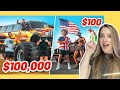 reacting to SIDEMEN $100,000 VS $100 ROAD TRIP (USA EDITION)