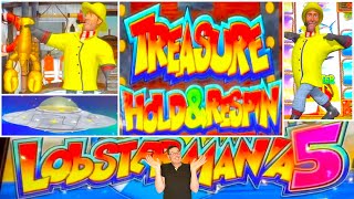 BONUSES and BIG WINS on Lucky Larrys LOBSTERMANIA 5!!