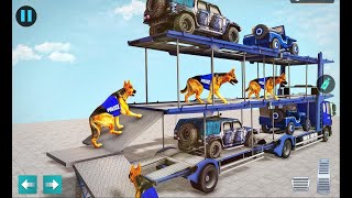 Transporting Cop Vehicles And Army Police Car - Police Transport Truck Simulator screenshot 2