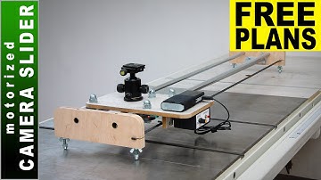 🟢 DIY Motorized Camera Slider - Arduino Project 👉 FREE PLANS 👈