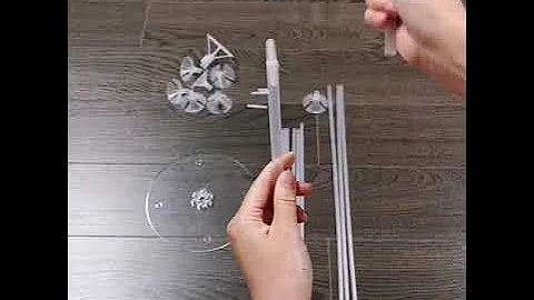 Diy balloon table stand